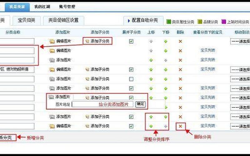 淘宝宝贝分类管理有什么用？附分类技巧