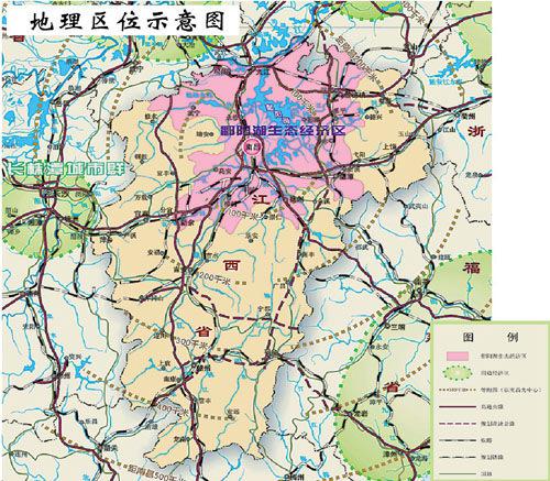 环鄱阳湖城市群的优势